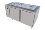 TỦ BÀN SALAD ICYMAX 2 CÁNH INOX 1500X750
