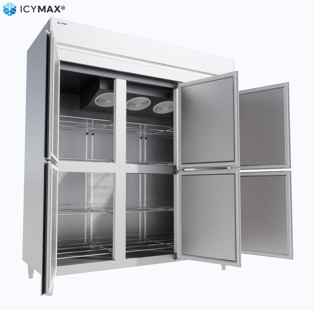 Tủ đông lạnh ICYMAX được sản xuất từ vật liệu inox cao cấp
