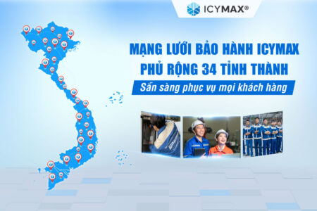 Mạng lưới bảo hành ICYMAX – Dẫn đầu về độ phủ và tốc độ phục vụ